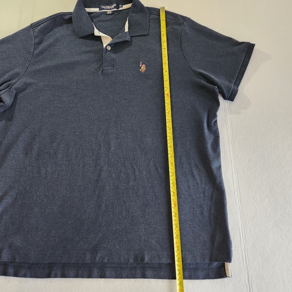 U.S. Polo Assn. Men's Navy Polo with Contrast Inner Placket Luxury Feel Size XXL - Picture 5 of 9